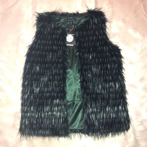 Cynthia Rowley faux fur vest